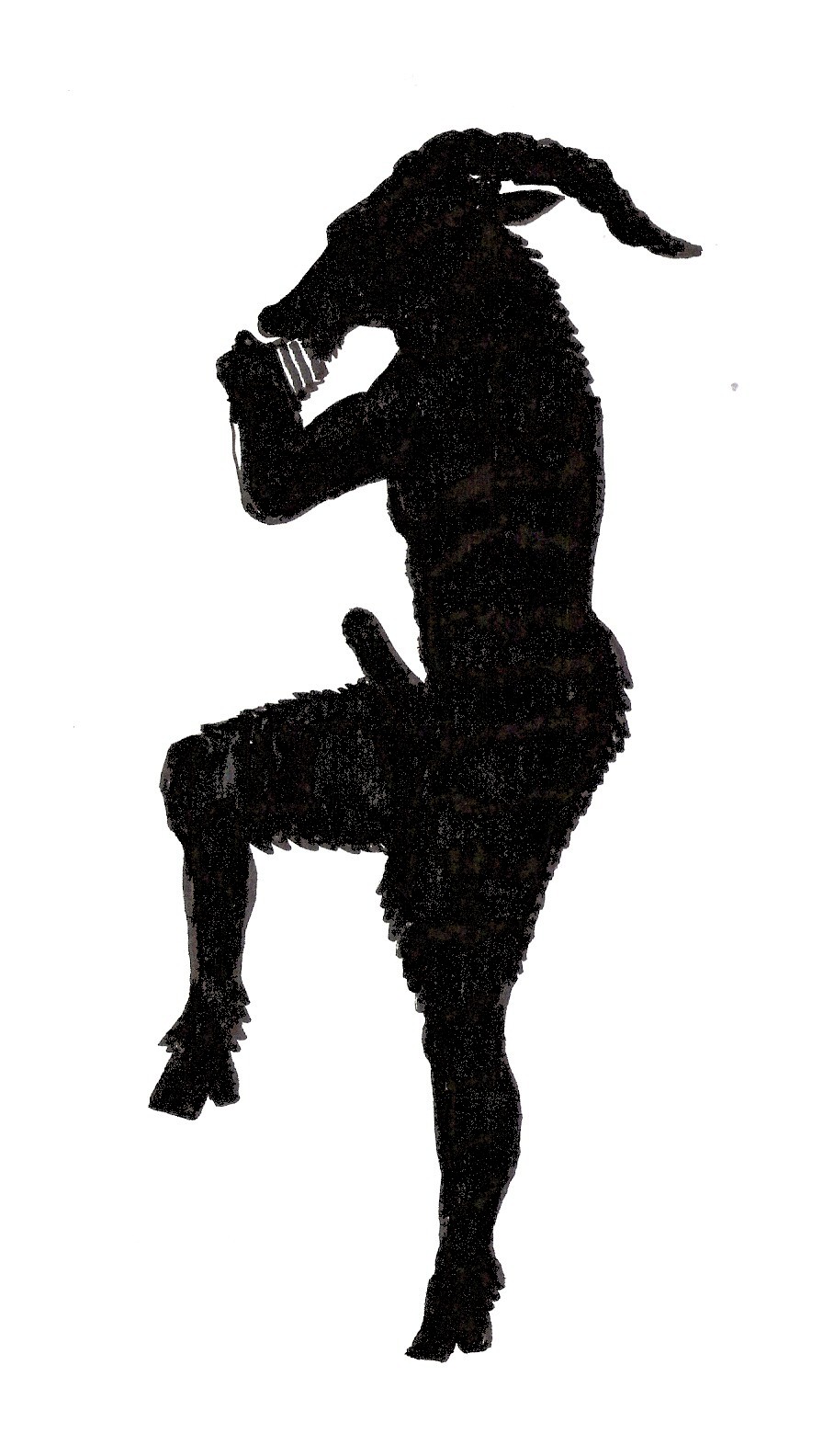 TADZ Dances For Men - Dancing Goat Man - part of an altar by Rob Hider for one of the Men's Dances.